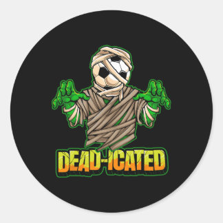 Adesivo Jogador de Futebol Zumbi Futebol Assustador Hallow