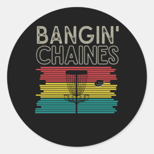 Adesivo Jogador de Golfe do Disco Engraçado do Esporte Fri