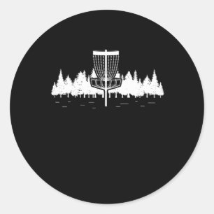 Adesivo Jogador de Golfe do Disco Golf Forest Esporte Fris