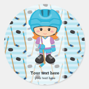 Adesivo Jogador de hóquei