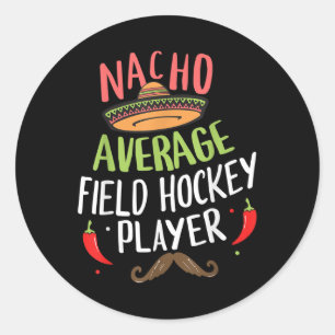 Adesivo Jogador de Hóquei de Campo Nacho Médio Cinco De Ma