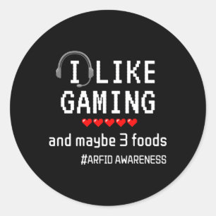 Adesivo Jogador de Jogos de Consciência Arfie
