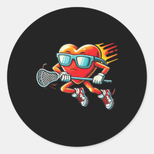 Adesivo Jogador de Lacrosse Engraçado Lacrosse Valen