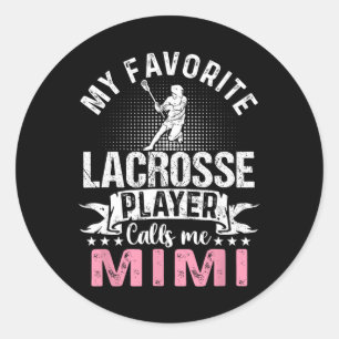Adesivo Jogador de Lacrosse Favorito Me Chama De Mimi Engr