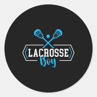 Adesivo Jogador de Lacrosse Jovens Lacrosse Meninos 1