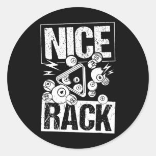 Adesivo Jogador de Piscina 1 para Faixas de Rack Nice