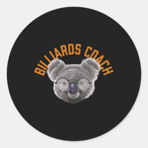 Adesivo Jogador de Piscina do treinador Koaliards Billiard