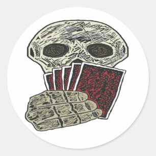 Adesivo Jogador de Poker