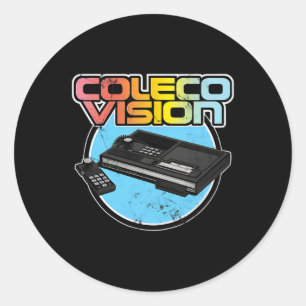 Adesivo Jogador de Vídeo Retro Vintage Colecovision