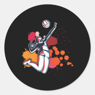 Adesivo Jogador de Voleibol Esporte