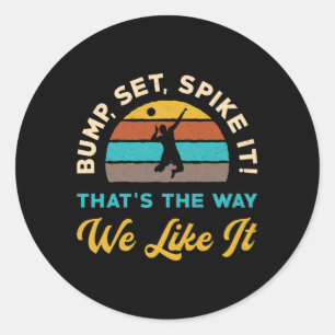 Adesivo Jogador de Voleibol Jogado De Voleibol