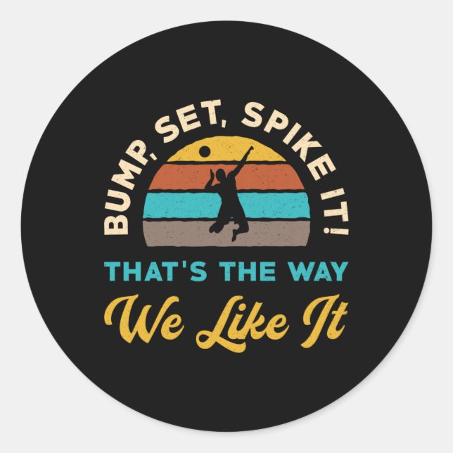 Adesivo Jogador de Voleibol Jogado De Voleibol (Frente)