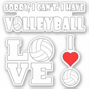 Adesivo Jogador de Voleibol ou Esportes em Equipe