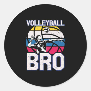 Adesivo Jogador de Voleibol Voleibol Bro