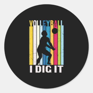 Adesivo Jogador de Voleibol Voleibol I Dig