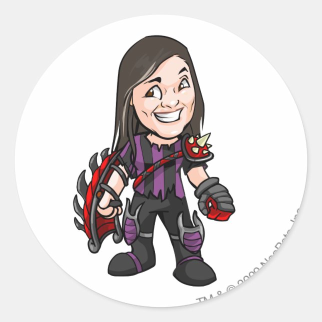 Adesivo Jogador do Funcionarios Citadel Ziggytron Darigan (Frente)