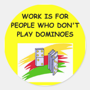 Adesivo Jogador dos DOMINÓS