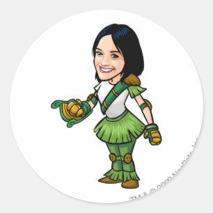 Adesivo Jogador dos funcionarios da ilha do mistério de