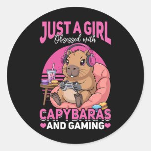 Adesivo Jogador Jogo Capyra Vídeo Game