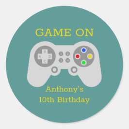 Adesivo Jogador moderno qualquer Festa de aniversário etár