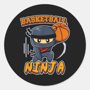 Adesivo Jogador Ninja de Basquete Enterrada Basquete