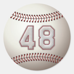 Adesivo Jogador número 48 - pontos legal do basebol