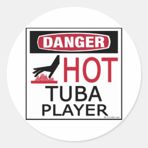 Adesivo Jogador quente da tuba