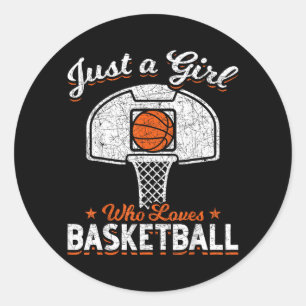 Adesivo Jogadora de Basquete Mulheres Apenas Uma Garota Qu