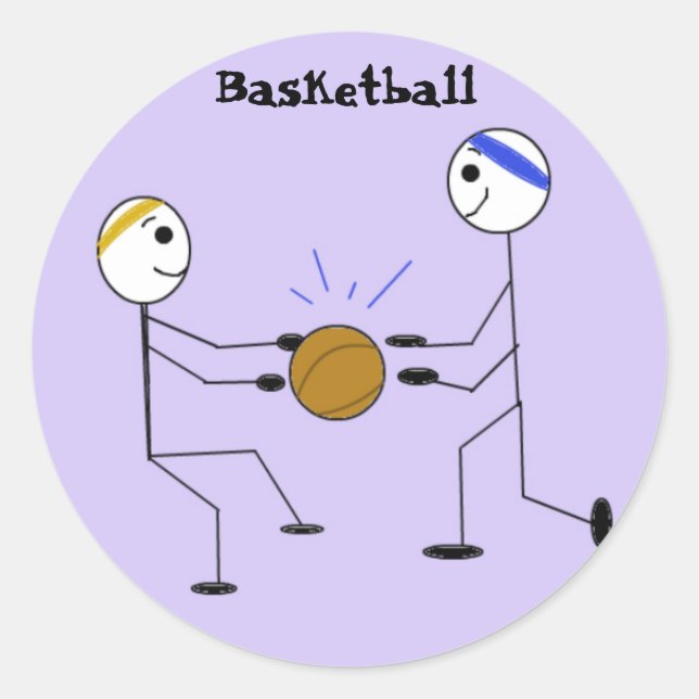 Adesivo Jogadores de Basquetebol (Frente)