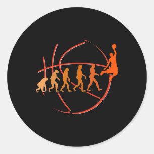 Adesivo Jogadores de Bola de Jogadores de Basquete Evoluci