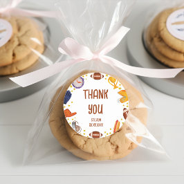 Adesivo Jogadores de futebol americano te obrigado