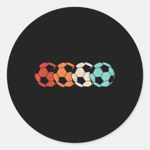 Adesivo Jogadores de futebol do Retro Bola Homens Mulheres