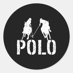 Adesivo Jogadores de Polo Cavalo Ancorado Equestre