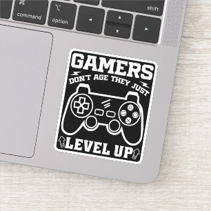 Adesivo Jogadores não envelhecem, eles simplesmente aument