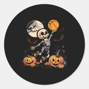 Adesivo Jogando basquete no Halloween Men