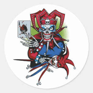 Adesivo Jogando cartão, Joker