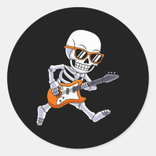 Adesivo Jogando Guitar Rock & Roll Boys Crianças