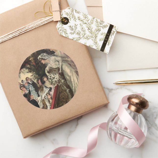 Adesivo Jogando o Buquê (Presentear)