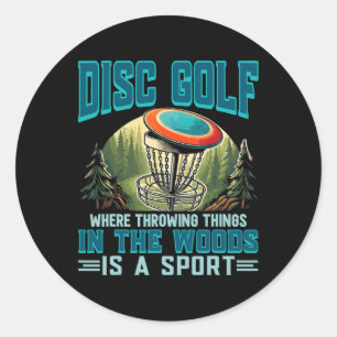 Adesivo Jogar Golf De Disco É Um Golfista De Disco Esporti