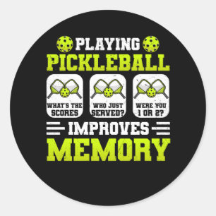 Adesivo Jogar Pickleball melhora a memória O que é que mar