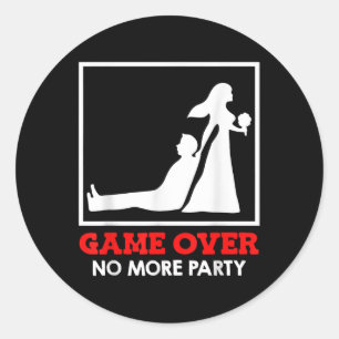 Adesivo Jogo Acabado - Noiva E Casamento De Noite