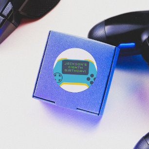 Adesivo Jogo Ativado & Subir de Nível Aniversário do Menin