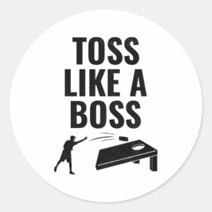 Adesivo Jogo de Amarra do Cornhole Bean Toca ao Exterior