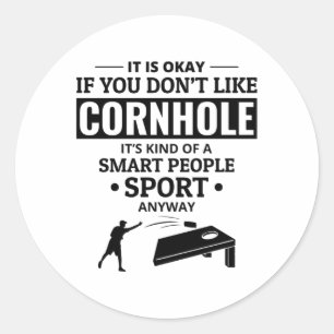 Adesivo Jogo de Amarra do Cornhole Bean Toca ao Exterior