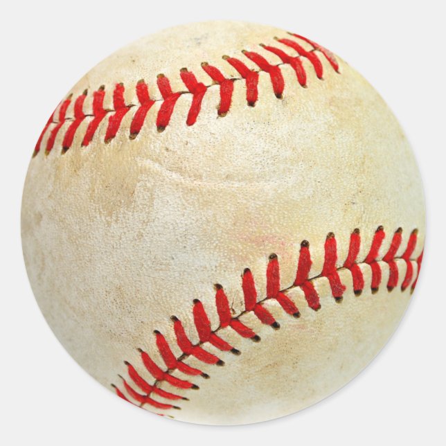Adesivo Jogo de beisebol com bola suja (Frente)