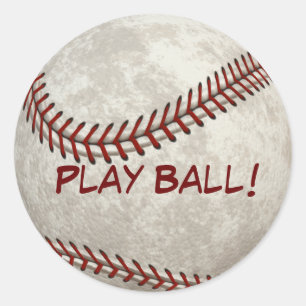 Adesivo Jogo de bola do "bola do basebol jogo!" Após-tempo