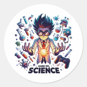 Adesivo Jogo de Concoção Química Ligado, Tema Ciência