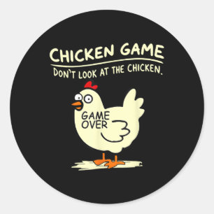 Adesivo Jogo De Frango Não Olha Para A Galinha