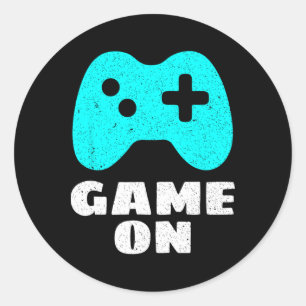 Adesivo Jogo De Jogador De Vídeo Sobre Presente De Camisa 