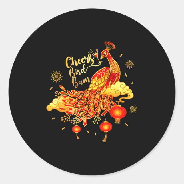 Adesivo Jogo de Mahjong de Ervilha Vivas Bam Chinês  (Frente)